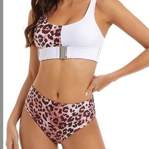 Cheetah print bikini